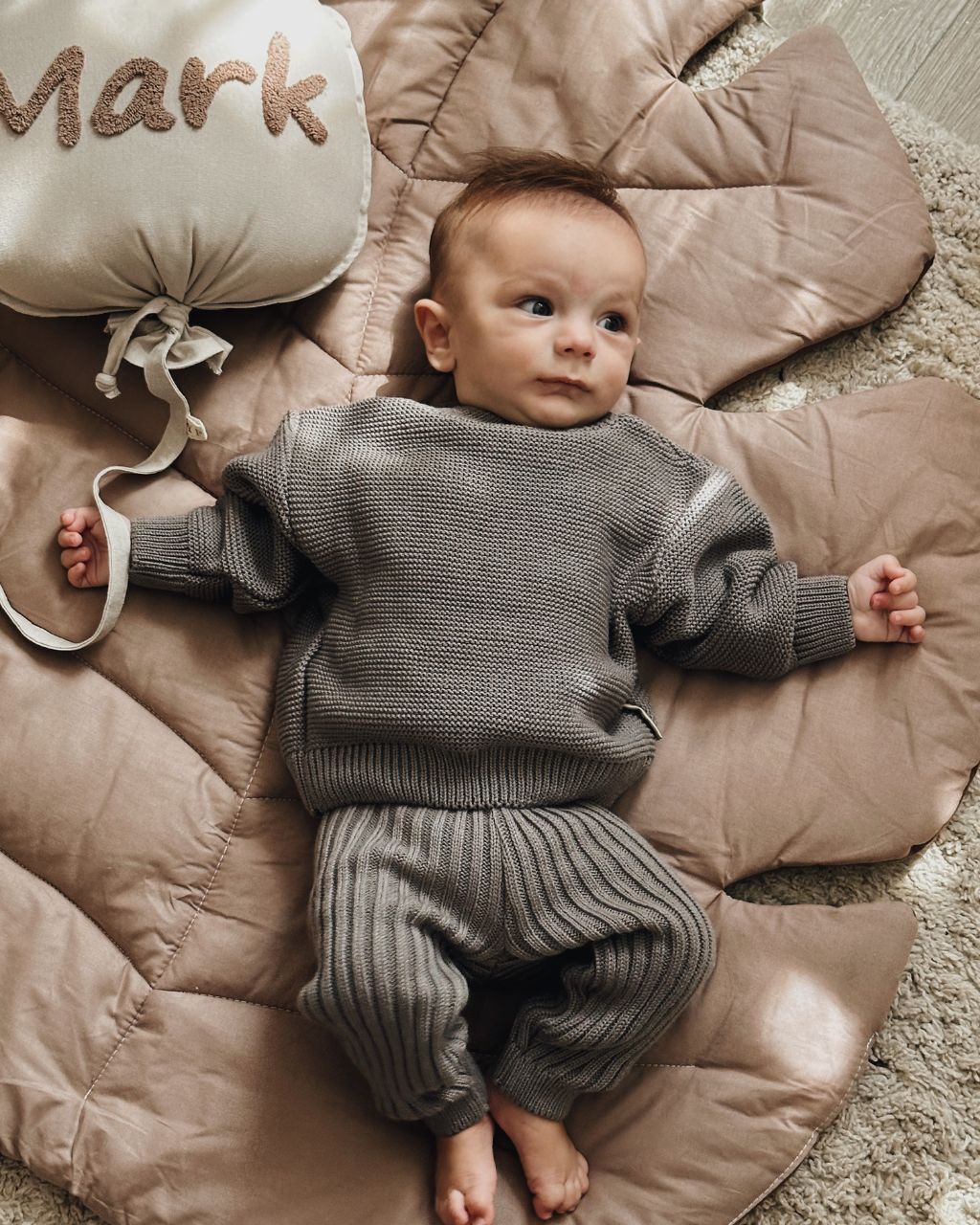 Костюм вʼязаний Comfort Knit Сірий