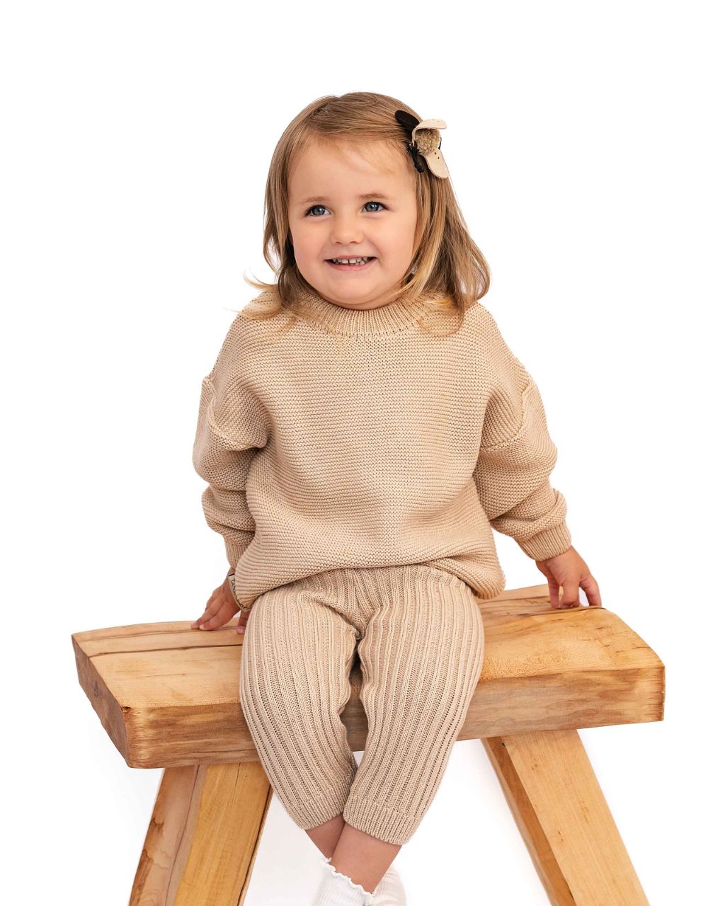 Костюм вʼязаний Comfort Knit Бежевий