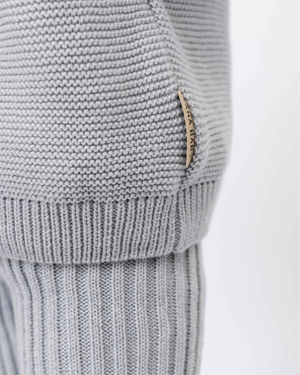 Костюм вʼязаний Comfort Knit Світло-сірий